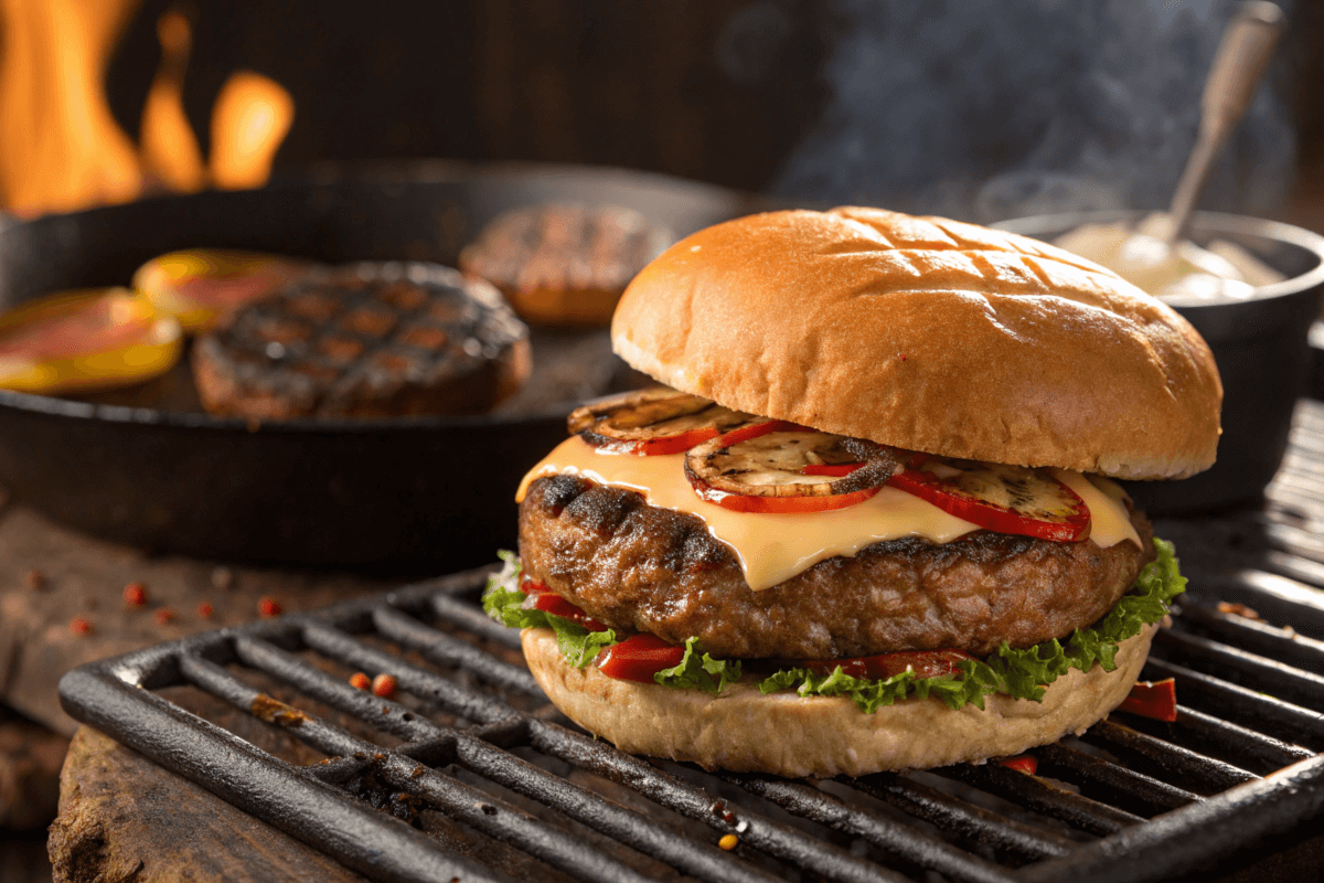 barbecue hamburger recipe: Juicy Homemade Burgers