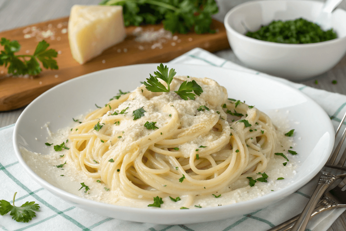 Alfredo spaghetti recipe